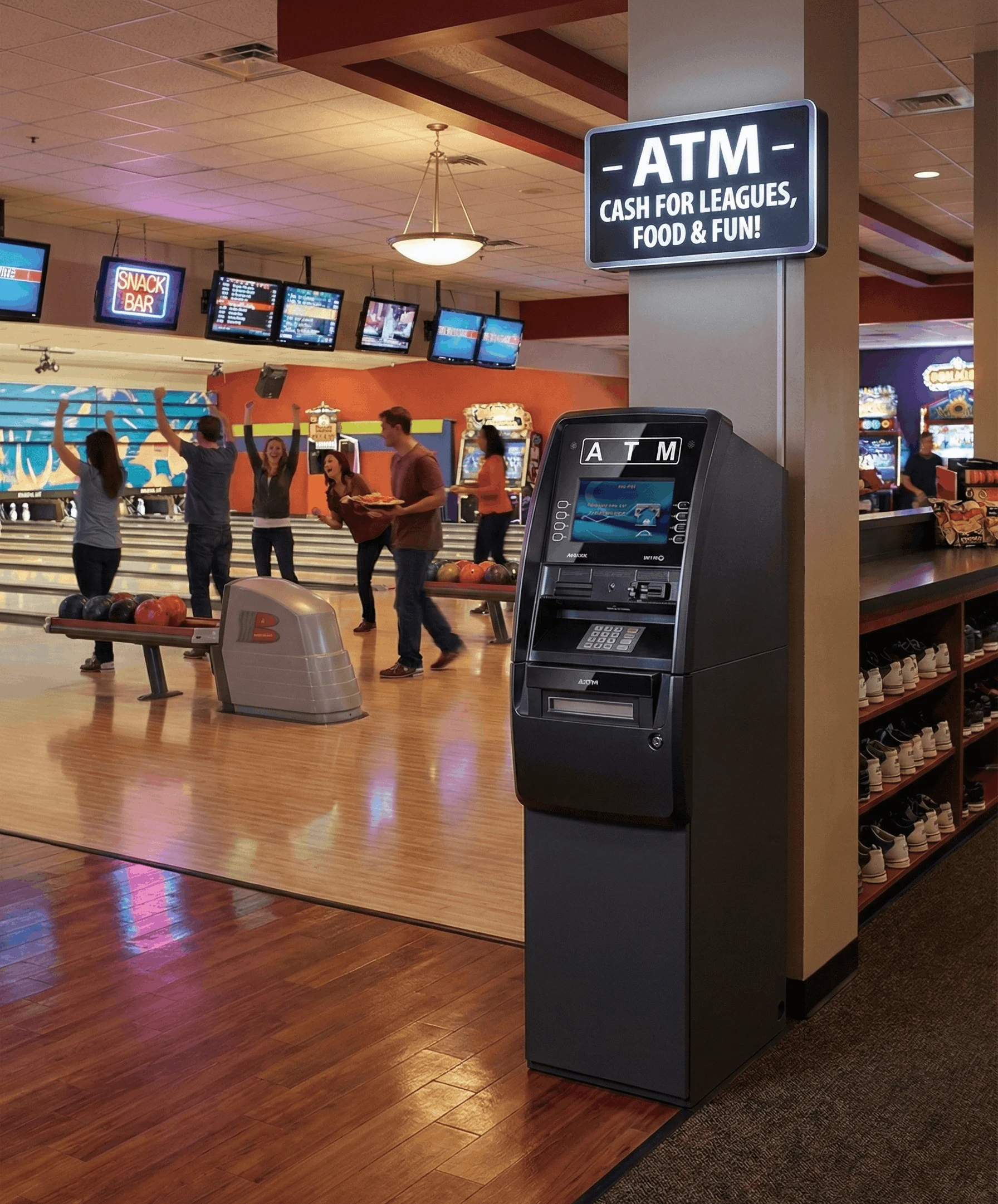 Bowling ATM Placement